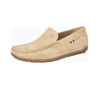 Slipper BUGATTI, Herren, Gr. 46, beige, Veloursleder, Schuhe Slipper, Mokassin, Slip in, Schlupfschuh, Loafer mit Soft Fit-Ausstattung (10282559-46) beige