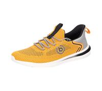 Slip-On Sneaker BUGATTI, Herren, Gr. 44, gelb, Textil, Schuhe, Freizeitschuh, Halbschuh, Slip in mit leichter Laufsohle (42054158-44) gelb