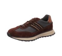 bugatti Herren Sneaker Mid-Top 332AWC031410-6111 Weite Normal Schnürung Leder Dark Brown/Dark Grey 42 EU