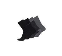 bugatti 4er Box Socken für Herren- Hochwertige Geschenkbox aus Metall - dunkelblau 39-42