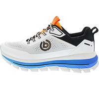 Sneaker BUGATTI, Herren, Gr. 43, weiß, blau, Textil, Schuhe Sneaker, Freizeitschnürer, Halbschuh im Materialmix (91668244-43) weiß, blau