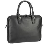 bugatti Bella Aktentasche Leder 38 cm Laptopfach schwarz