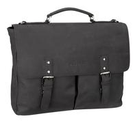 bugatti Luca Briefcase With Flap Black