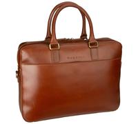 bugatti Remo Aktentasche 15 Zoll, Businesstasche aus echtem Leder, Arbeitstasche, cognac