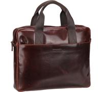 bugatti Romano Aktentasche mit einem 13" Laptopfach aus hochwertigem Leder in Braun