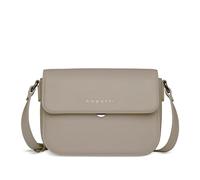 bugatti Almata Damen Schultertasche S, Umhängetasche klein, Clutch aus Kunstleder, sand