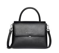 Bugatti Damen Henkeltasche Almata 2-in-1 mit Kosmetiketui Kunstfaser 23x16x8 cm Schwarz