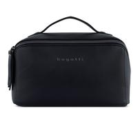 bugatti Almata Kulturbeutel Damen, Make-up-Tasche mit großer Öffnung für Reisen, schwarz