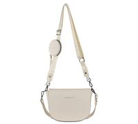 bugatti Almata Schultertasche für Damen, Umhängetasche aus hochwertigem Kunstleder, beige