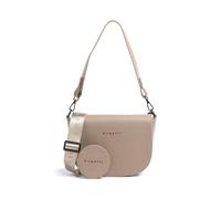 bugatti Almata Schultertasche für Damen, Umhängetasche aus hochwertigem Kunstleder, sand