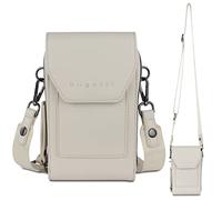 bugatti Almata Umhänge-Geldbörse mit Smartphone-Fach, Crossover Tasche für Damen, beige