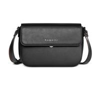 bugatti Almata Damen Schultertasche M, Umhängetasche, Handtasche aus Kunstleder, schwarz