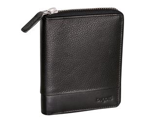 bugatti Atlanta Flap Wallet Zipp Black