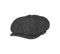 bugatti Bakerboy Cap | Einfarbig | Meliert | One Size | Mit Wollanteil Charcoal