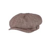 bugatti Bakerboy Cap | Einfarbig | Meliert | One Size | Mit Wollanteil Pepper