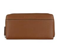 bugatti Banda Punto Ladies Long Zip Wallet Cognac