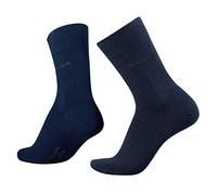 bugatti Basic Mens Socks 2er Pack 6702 545 dark navy dunkelblau Strumpf Socken, Size:43-46