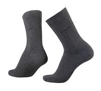 bugatti Basic Mens Socks 2er Pack 6702 620 anthracite anthrazit grau Strumpf Socken, Size:43-46