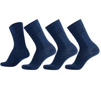 bugatti Basic Mens Socks 3er Pack 6703 546 indigo melange blau Strumpf Socken, Size:43-46