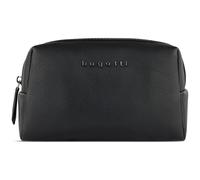 Bugatti Bella Kosmetiktasche schwarz, Leder, 18 x 11 x 8cm