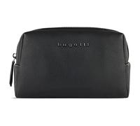 bugatti Bella Kosmetiktasche aus echtem Leder, Cosmetic-Case, Schminktasche in schwarz