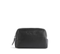 bugatti Bella Kosmetiktasche aus echtem Leder, Cosmetic-Case, Schminktasche in schwarz