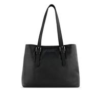 bugatti Bella Schultertasche aus Leder, Handtasche, Damen-Umhängetasche in schwarz
