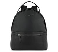 bugatti Bella Rucksack für Damen aus Leder, kleiner Cityrucksack für Frauen in schwarz
