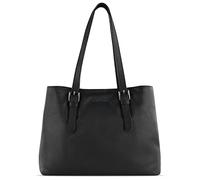 bugatti Bella Schultertasche aus Leder, Handtasche, Damen-Umhängetasche in schwarz