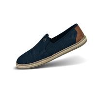 bugatti Bequeme Schnürschuh Memory Foam Elegante Casual Easy Fit Sneaker aus Austauschbaren Einlegesohlen, Dunkelblau, 41 EU