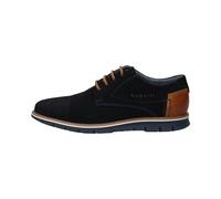 bugatti Bequeme Schnürschuh Memory Foam Elegante Casual Easy Fit Sneaker aus Austauschbaren Einlegesohlen Dark Blue, 48, EU
