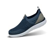 Bugatti Herren-Slipper 321-ASE61 – Memory Foam, austauschbare Einlegesohlen – Blau/Grau Gr. 42