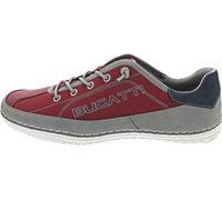 bugatti Herren Schnürstiefel, Männer Stiefel Kaltfutter,Chukka Boots,schnürung,Boots,Winterstiefel,Winterschuhe,Dark red/Grey (3115),43 EU/EU UK