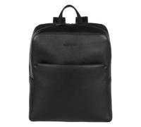 bugatti Black Daypack Leder 40 cm Laptopfach schwarz