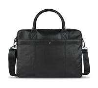 bugatti Black Magic Aktentasche für Herren aus Leder, Business-Tasche für Büro & Arbeit in schwarz