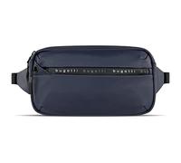 bugatti Blanc Bauchtasche, verstellbare Hüfttasche für Reise, Alltag und Sport, blau