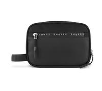 bugatti Blanc Delight Kulturtasche, Kulturbeutel aus Tarpaulin Light & Nylon, schwarz