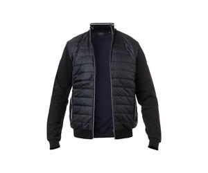 bugatti Blouson Herren Stehkragen Baumwolle schwarz, 3XL