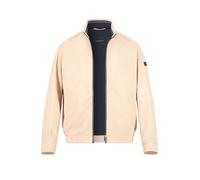 bugatti Blouson Herren Stehkragen Mikrofaser beige, 48 (S)
