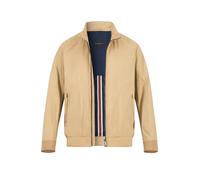 bugatti Blouson Herren Stehkragen Mikrofaser beige, 56 (XXL)