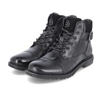 Schnürboots BUGATTI, Herren, Gr. 44, schwarz, Leder, used, Schuhe, Stiefel, Winterboots, Workerboots mit modischer Zierschnalle (30530219-44) schwarz