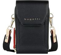 Bugatti Fashion Umhängetasche Ella Damen – Crossover mit Smartphone-Fach, Kunstleder – Schwarz