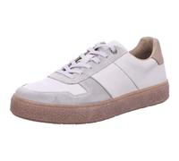 Bugatti Herren Sneaker 321-AP901, Offwhite/Offwhite, Wechselfußbett, Weit, 41 EU