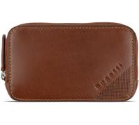 bugatti Nobile Schlüsseletui aus echtem Leder - Etui mit RFID Schutz, in edler Geschenkbox - Cognac