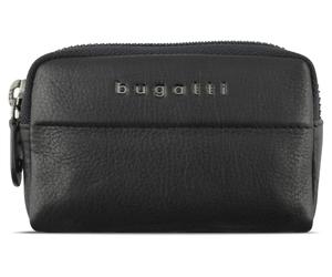 Bugatti - Bugatti Nome Schlüsseletui echt Leder Schwarz Schwarz