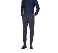 bugatti Bundfaltenhose Herren Slim Fit blau, 32/32