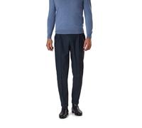 bugatti Bundfaltenhose Herren Slim Fit blau, 36/32