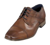 bugatti man Herren sportliche Schnürer, Männer Schnürhalbschuhe,Halbschuhe,Freizeitschuhe,Derby schnürung,maennlich,Men,Cognac (6300),44 EU/EU UK