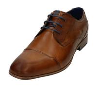 bugatti man Herren sportliche Schnürer, Männer Schnürhalbschuhe,lace-up Shoes,Low-tie,Schnuerschuhe,Schnuerer,Schnuerung,Cognac (6300),45 EU/EU UK