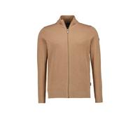 bugatti Cardigan Herren Regular Fit Baumwolle beige, XXL
